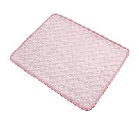 MISSMAO Cooling Mat for Pet,Self Cooling Dog Cat Summer Cooling Mat Cloth Fabric Material Foldable Washable Cooling Pad for Pets Cats Puppy,Pink,XXL (150x100cm)