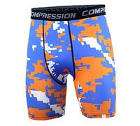 MISSMAO Men's Compression Shorts Boys Base Layer Thermal Sport Skinny Under Gear Pants Gym Tights Style 21 XL