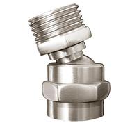 MissMin Shower Head Swivel Adapter Ball Joint,showerhead Adjustable Connector,Brushed Nickel