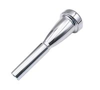 Missmore Silver Trumpet Mouthpiece 3C 5C 7C Size Instrument Accessory for Bach (3C)
