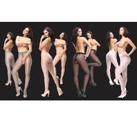 missO 40 DENIER OPEN CROTCH TIGHTS IN 3 SHADES AND 3 SIZES P102 FREEPOST