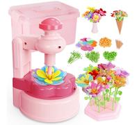 MISSOLO DIY-Crafts for Kids-Toys for Ages 4-13-Arts and Crafts for Kids-Develop Children's Critical Thinking Skills-Gifts for Kids-Fabric Flower Bouquets Toy -SIncludes Toy Storage Box