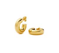 Missoma Chubby Medium 18kt Gold Vermeil Hoop Earrings - One Size