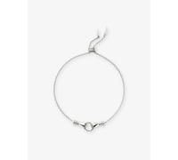 Missoma Harris Reed x Missoma In Good Hands Silver-Plated, Cubic Zirconia and Black Onyx Bracelet Silver 1 Size