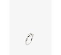 Missoma Missoma Harris Reed In Good Hands Stacking Silver Plated Brass Ring Silver R