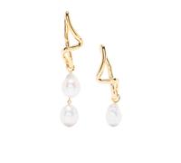 Missoma Molten baroque-pearl drop earrings - Gold One Size