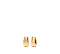 Missoma small Lucy Williams Arco pavé hoop earrings - Gold One Size