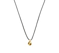 Missoma Women's x Savi Ridge Droplet Pendant Cord Necklace Gold
