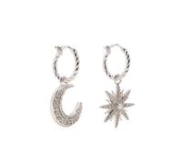 Missoma x Harris Reed Moonlight hoop earrings - Silver One Size