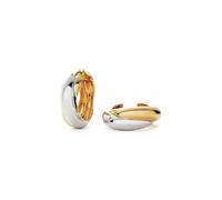 Missoma X Lucy Williams Entwine Two-tone Hoop Earrings - Silver - One Size