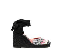 Missoni 100mm zigzag-pattern espadrilles - Black 39
