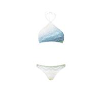Missoni bikini in shaded lamé viscose with halterneck top - White 38-40-42-44