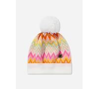 Missoni Girls Zigzag Bobble Hat in Multicolour - Multicoloured - 4 - 6 Yrs