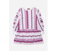 Missoni Girls Zigzag Dress in Pink - Pink - 12 Yrs