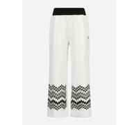 Missoni Girls Zigzag Joggers in Ivory - Ivory - 4 Yrs