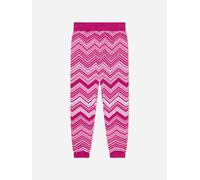Missoni Girls Zigzag Knitted Leggings in Pink - Pink - 6 Yrs