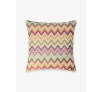 Missoni Home Missoni Home Agadir Zigzag-Pattern Cotton-Blend Cushion 40cm x 40cm Orange Multicolor