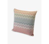 Missoni Home Missoni Home Arras Geometric-Pattern Woven Cushion 60cm x 60cm Multi-Coloured