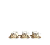 Missoni Home Zig Zag coffee cup set of 6 - Brown One Size