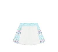 Missoni Kids zig-zag patterned shorts - White 4-6-8-10-13-14