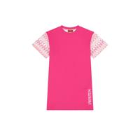 Missoni Kids zig-zag short-sleeve dress - Pink 4-6-8-10-12-14