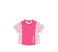 Missoni Kids zig-zag sleeve T-shirt - Pink 4-6-8-10-12-14
