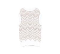 Missoni Kids zigzag knit top - White 12-13-14