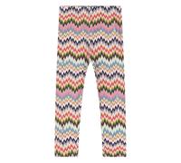 Missoni Kids zigzag-pattern leggings - Pink 14