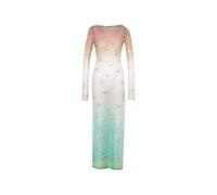 Missoni long-sleeved cover-up dress - Green 38-40-42-44