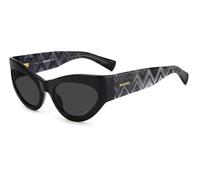 Missoni MIS 0078/S 807/IR Woman Sunglasses Acetate Black Grey Cat Eye Normal