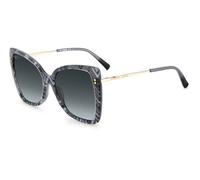 Missoni MIS 0083/S S37/9O Woman Sunglasses Acetate Black/white Grey Butterfly Normal Shaded
