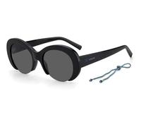Missoni MMI 0071/S 807/IR Woman Sunglasses Acetate Black Grey Round Normal