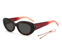 Missoni MMI 0095/S 086/70 Woman Sunglasses Acetate Havana Brown Round Normal