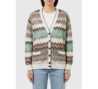 MISSONI Viscose Lurex Zig Zag Cardigan - Size: M - female