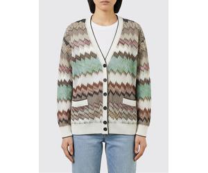 MISSONI Viscose Lurex Zig Zag Cardigan - Size: M - female