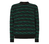 Missoni wave-pattern crew-neck sweater - Green 46