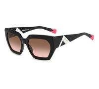 Missoni Woman MIS 0170/S 807/M2 Sunglasses Acetate Black Multicolor Squared Shaded