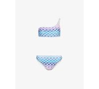 Missoni Womens Degrade Blue Shades Chevron One-shoulder Bikini 8