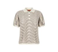 MISSONI 'Zig-Zag' Knit Polo Shirt 50 IT