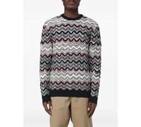 Missoni zigzag-pattern crew-neck sweater - Grey 50