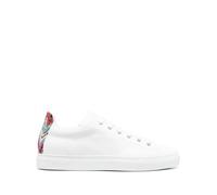 Missoni zigzag-trimmed leather sneakers - White 46