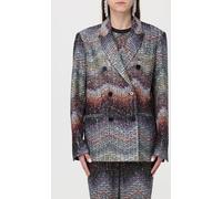 MISSONI Zigzag Viscose Double-Breasted Blazer - Size: 42 - female