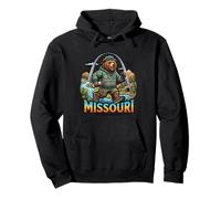 Missouri Adventure Bear Arch River Outdoor Vibes Pullover Hoodie