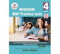 Missouri Assessment Program (MAP) , 4th Grade MATH Practice Tests ,Volume 1