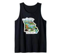 Missouri Pride Vintage Nature Illustration Tank Top
