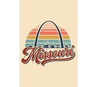 Missouri Retro College Ruled Notebook: Vintage Show Me State Journal | 110 Lined Pages | 6 x 9 Notebook
