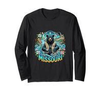 Missouri River Bear Nature Heritage Scenic Long Sleeve T-Shirt
