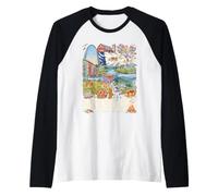 Missouri Show-Me State Arch River Deer Eagle Camping Raglan Baseball Tee