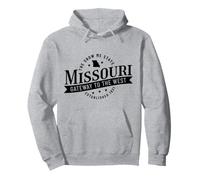 Missouri Show Me State Gateway To The West Est 1821 Souvenir Pullover Hoodie