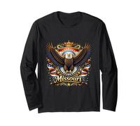 Missouri Sovereign Crest Eagle Heartland Long Sleeve T-Shirt